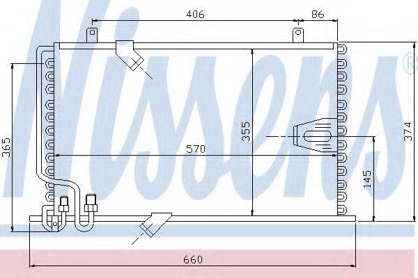 Конденсатор, кондиціонер NISSENS 94408