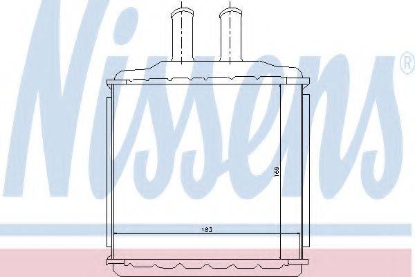 Теплообмінник, опалення салону NISSENS 76509