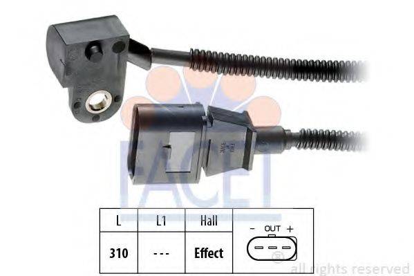 Датчик, положення розподільного валу FACET 9.0456