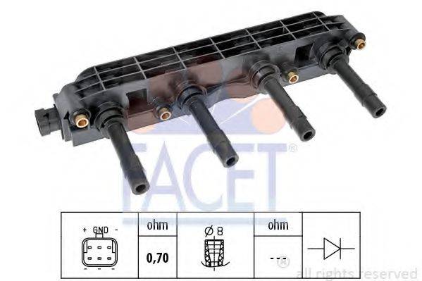 Котушка запалювання FACET 9.6299