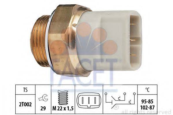 Термові вимикач, вентилятор радіатора FACET 7.5605