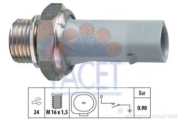 Датчик тиску масла FACET 7.0150