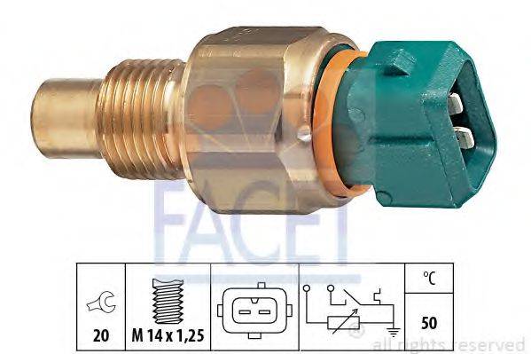 Датчик, температура охолоджуючої рідини FACET 7.3542