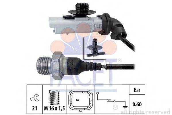 Датчик тиску масла FACET 7.0199