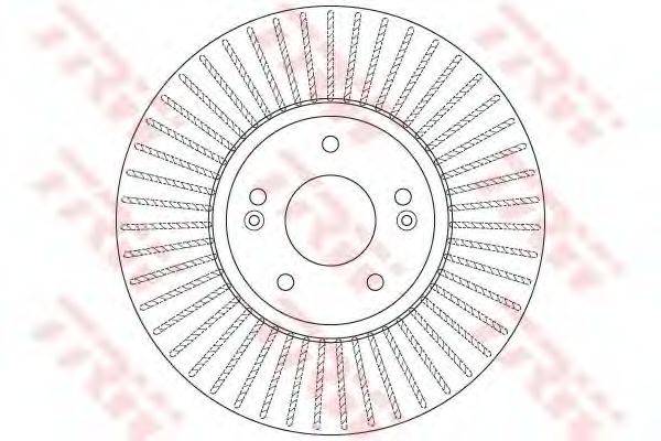 гальмівний диск TRW DF6222