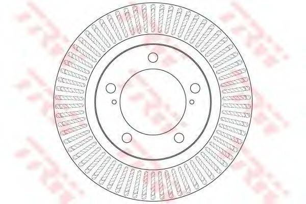 гальмівний диск TRW DF6239S