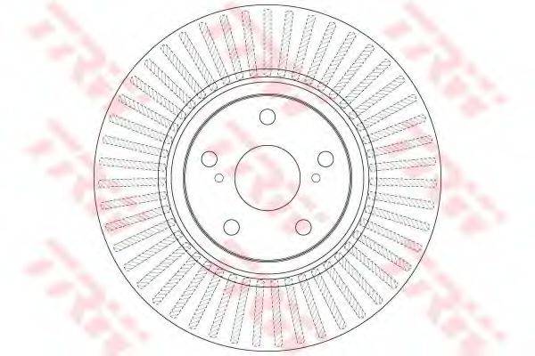гальмівний диск TRW DF6268
