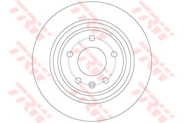 гальмівний диск TRW DF6363