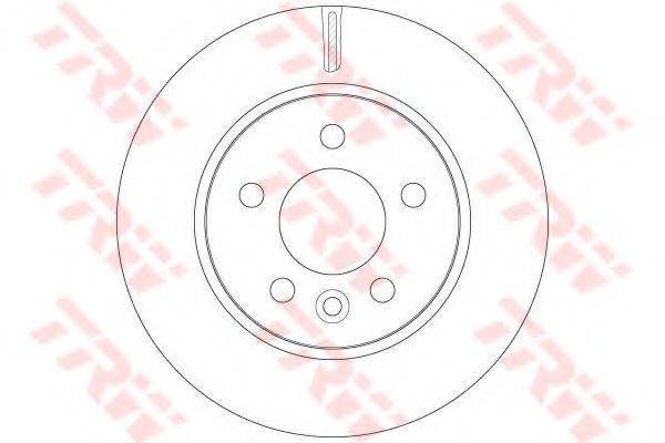 гальмівний диск TRW DF6482