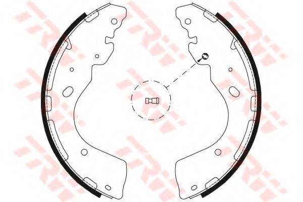 Комплект гальмівних колодок TRW GS8797