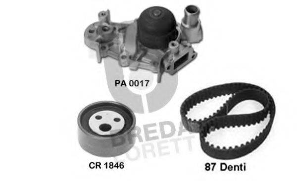 Водяний насос + комплект зубчастого ременя BREDA LORETT KPA0058A