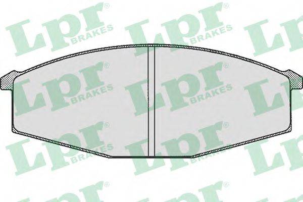 Комплект гальмівних колодок, дискове гальмо LPR 05P289