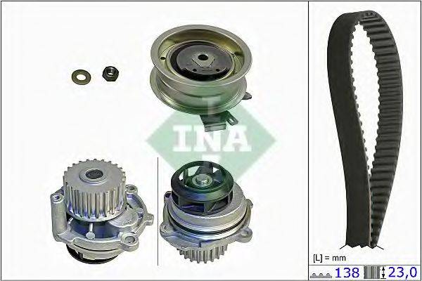 Водяний насос + комплект зубчастого ременя INA 530 0171 31