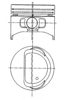 Поршень NURAL 87-436800-00