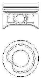 Поршень NURAL 87-307107-20