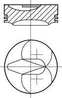 Поршень NURAL 87-287107-30