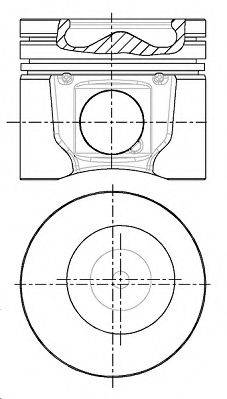 Поршень NURAL 87-437007-00