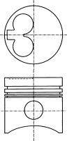 Поршень NURAL 87-109507-00