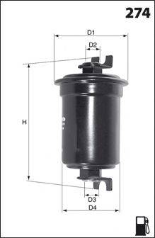 Паливний фільтр MECAFILTER ELE6003