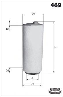 Повітряний фільтр MECAFILTER EL3816