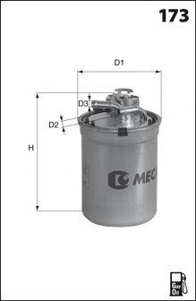 Паливний фільтр MECAFILTER ELG5415