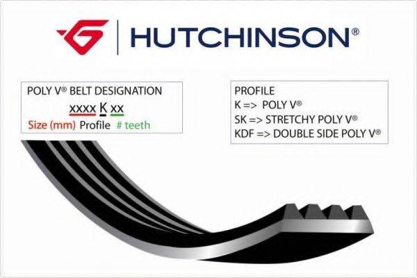 Полікліновий ремінь HUTCHINSON 805 K 6