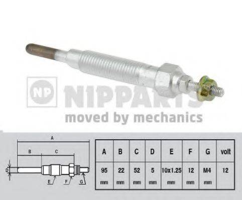 Свічка розжарювання NIPPARTS J5715000