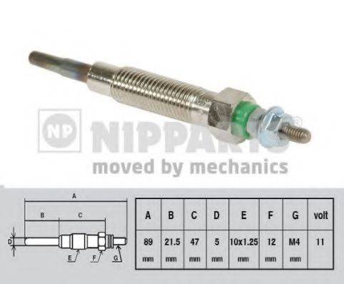 Свічка розжарювання NIPPARTS J5715005