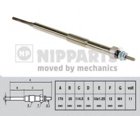 Свічка розжарювання NIPPARTS J5715010