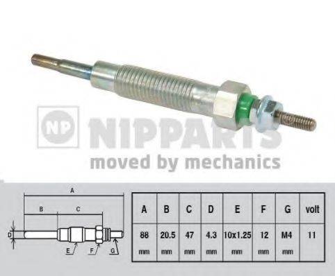 Свічка розжарювання NIPPARTS J5715011