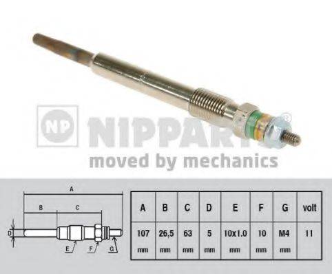 Свічка розжарювання NIPPARTS N5718002