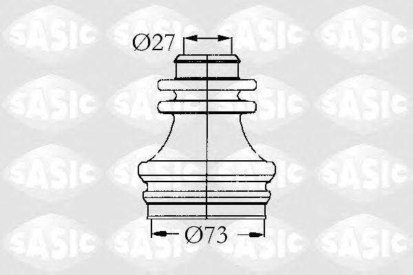 Комплект пильника, приводний вал SASIC 4003462