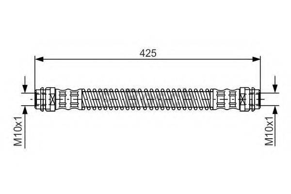 Гальмівний шланг BOSCH 1 987 476 330