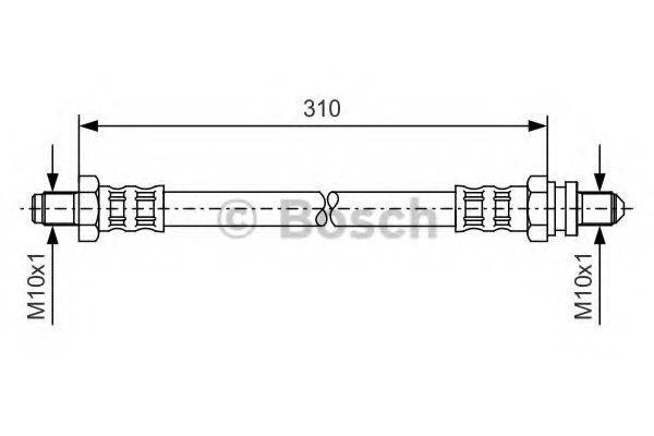Гальмівний шланг BOSCH 1 987 476 407