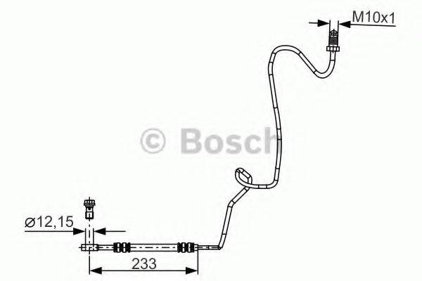 Гальмівний шланг BOSCH 1 987 481 339