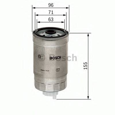 Паливний фільтр BOSCH 1 457 434 439