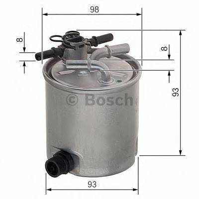 Паливний фільтр BOSCH F 026 402 072