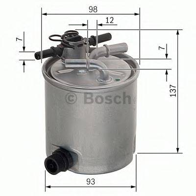 Паливний фільтр BOSCH F 026 402 096