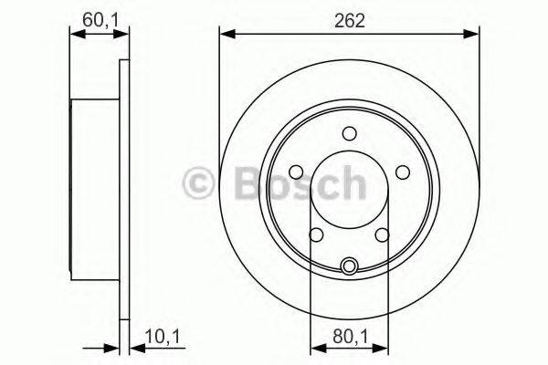 гальмівний диск BOSCH 0 986 479 R05