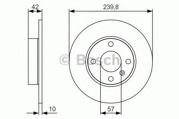 гальмівний диск BOSCH 0 986 479 S52