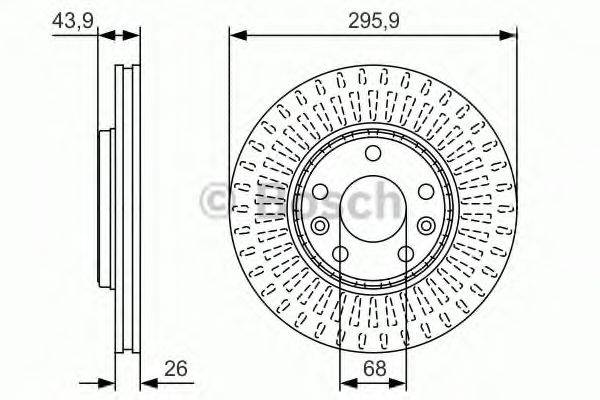 гальмівний диск BOSCH 0 986 479 S93