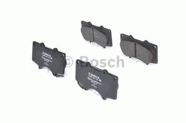 Комплект гальмівних колодок, дискове гальмо BOSCH 0 986 494 153