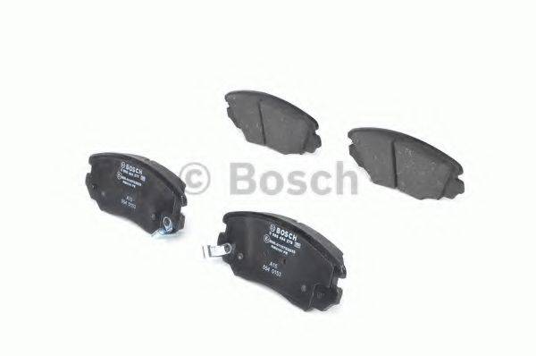 Комплект гальмівних колодок, дискове гальмо BOSCH 0 986 494 279