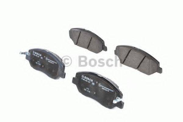 Комплект гальмівних колодок, дискове гальмо BOSCH 0 986 494 227