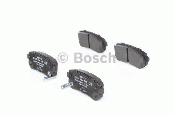 Комплект гальмівних колодок, дискове гальмо BOSCH 0 986 494 140