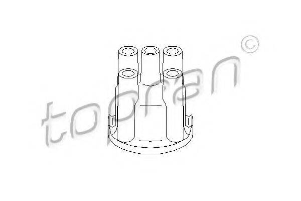 Кришка розподільника запалювання TOPRAN 100 242