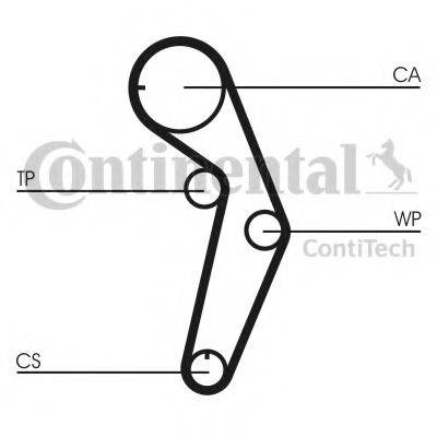 Ремінь ГРМ CONTITECH CT1048