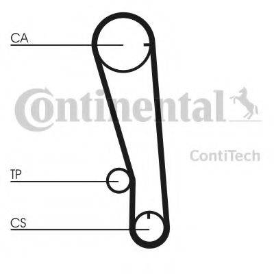 Ремінь ГРМ CONTITECH CT665