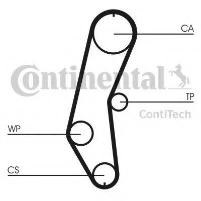 Ремінь ГРМ CONTITECH CT666