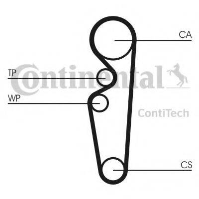 Ремінь ГРМ CONTITECH CT729